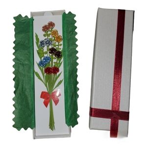 Lot of Vintage Rose Earrings Stud Fashion Jewelry 5 Sets